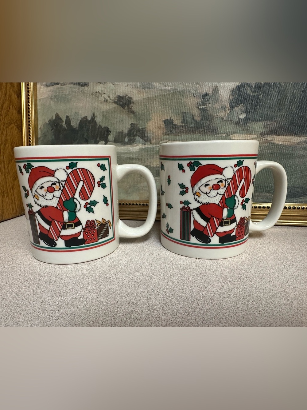Vintage Christmas Mugs